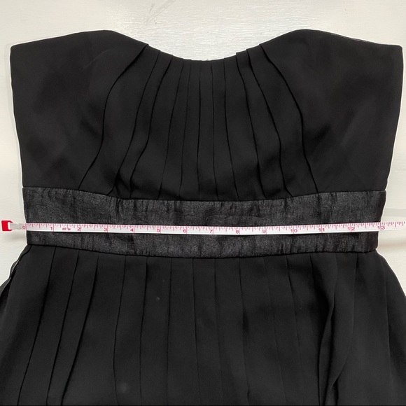 WHBM Pleated Black Dress - can with worn with straps or strapless - Picture 4 of 5